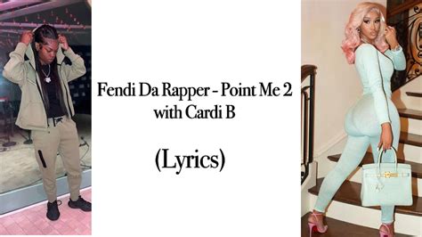 fendi fendi lyrics|point me 2 lyrics.